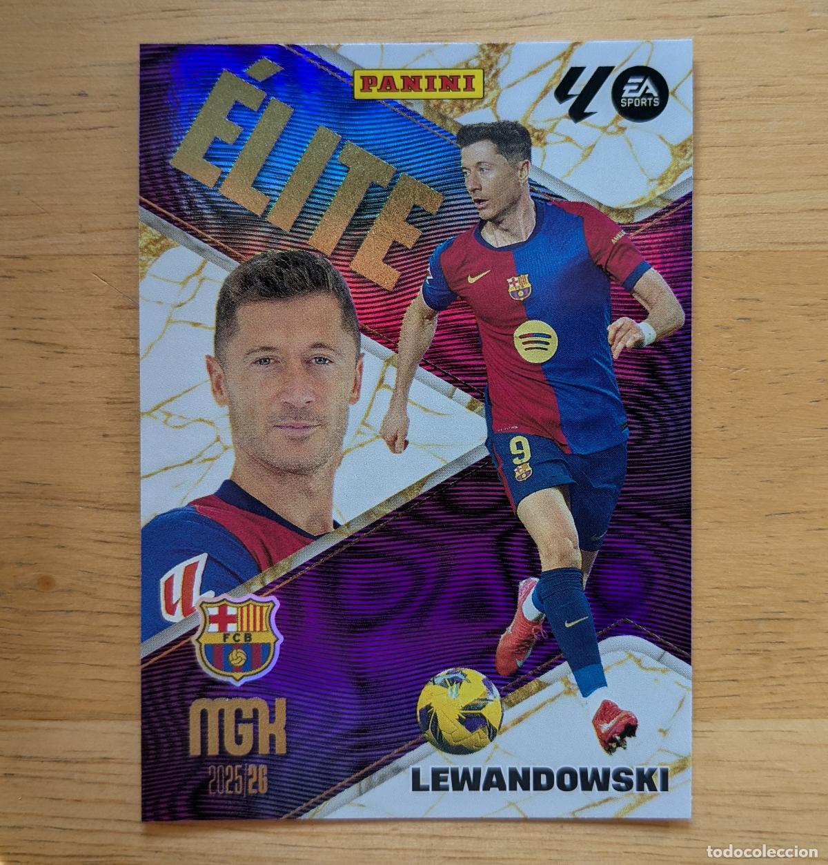 Cromos de F&uacute;tbol: MEGACRACKS 2025-2026 - ROBERT LEWANDOWSKI - FC BARCELONA - ELITE N&ordm; 10