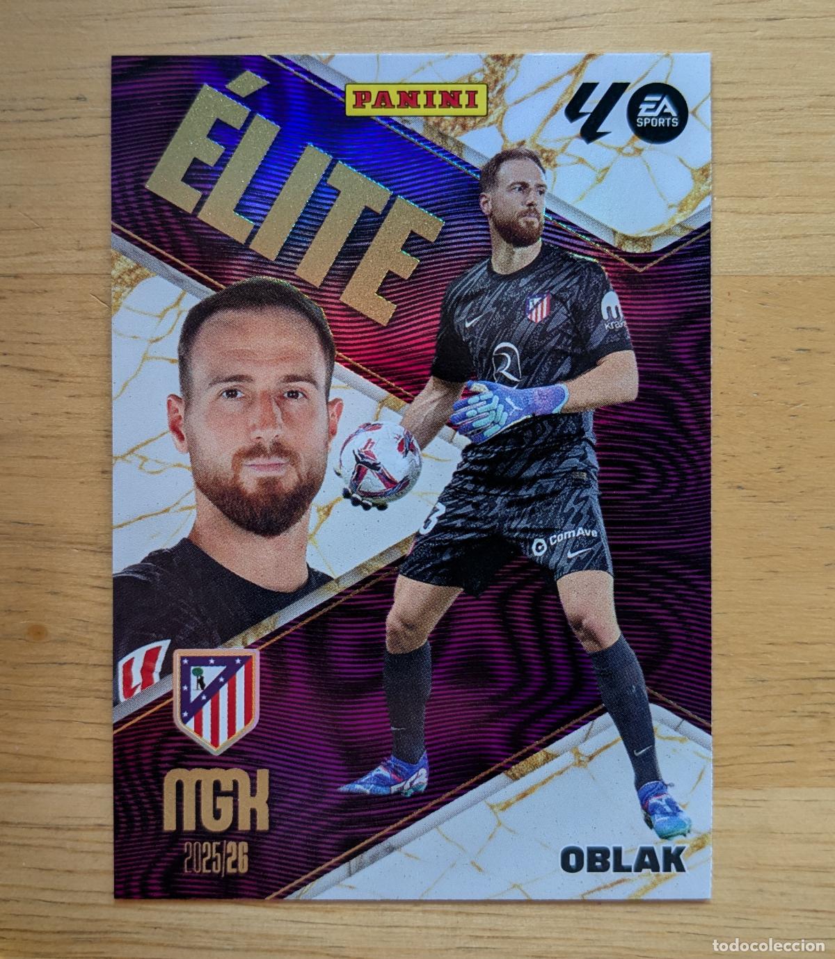 Figurine di Calcio: MEGACRACKS 2025-2026 - OBLAK - ATLETICO DE MADRID - ELITE N&ordm; 14