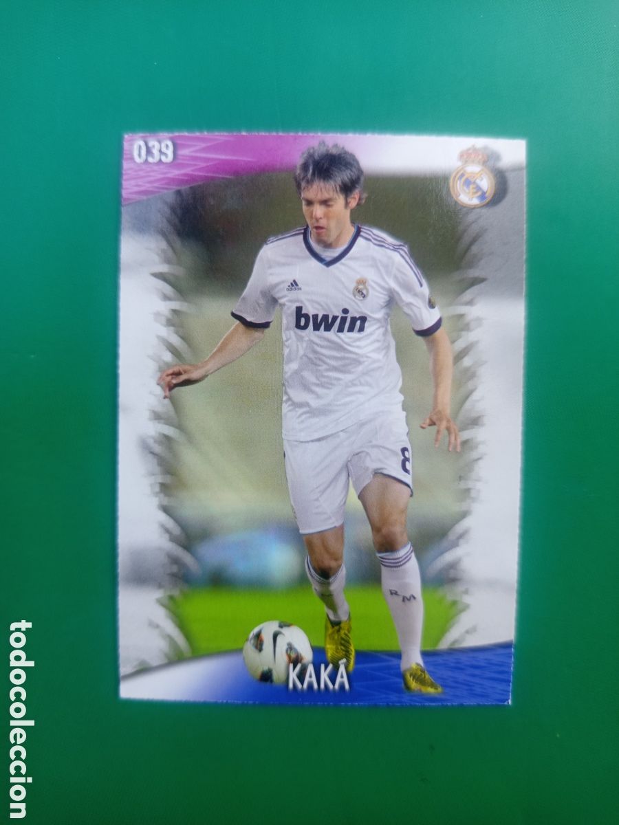 Figurine di Calcio: ❇️ CROMO CARD ⚽ KAK&Aacute; REAL MADRID 39 FICHAS LIGA QUIZ GAME 2014 13 14 2013 2014 MUNDICROMO ❇️
