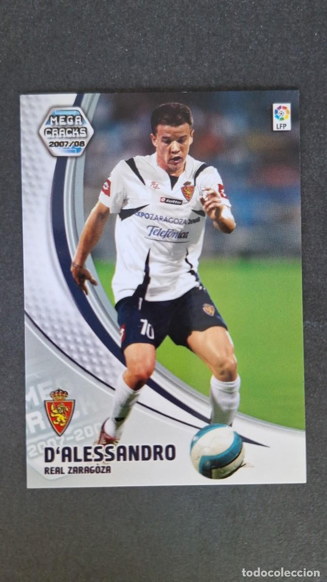 Cromos de F&uacute;tbol: L3 D'ALESSANDRO REAL ZARAGOZA 354 PANINI MEGACRACKS 2007 2008 07 08
