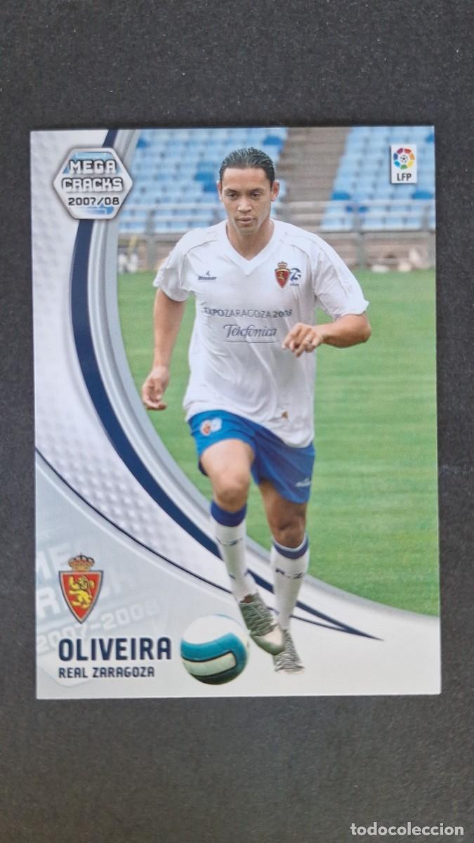 Cromos de F&uacute;tbol: L3 OLIVEIRA REAL ZARAGOZA 358 PANINI MEGACRACKS 2007 2008 07 08