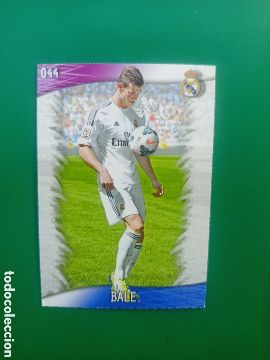 Cromos de Futebol: ❇️ CROMO CARD ⚽ BALE REAL MADRID 44 FICHAS LIGA QUIZ GAME 2014 13 14 2013 2014 MUNDICROMO ❇️
