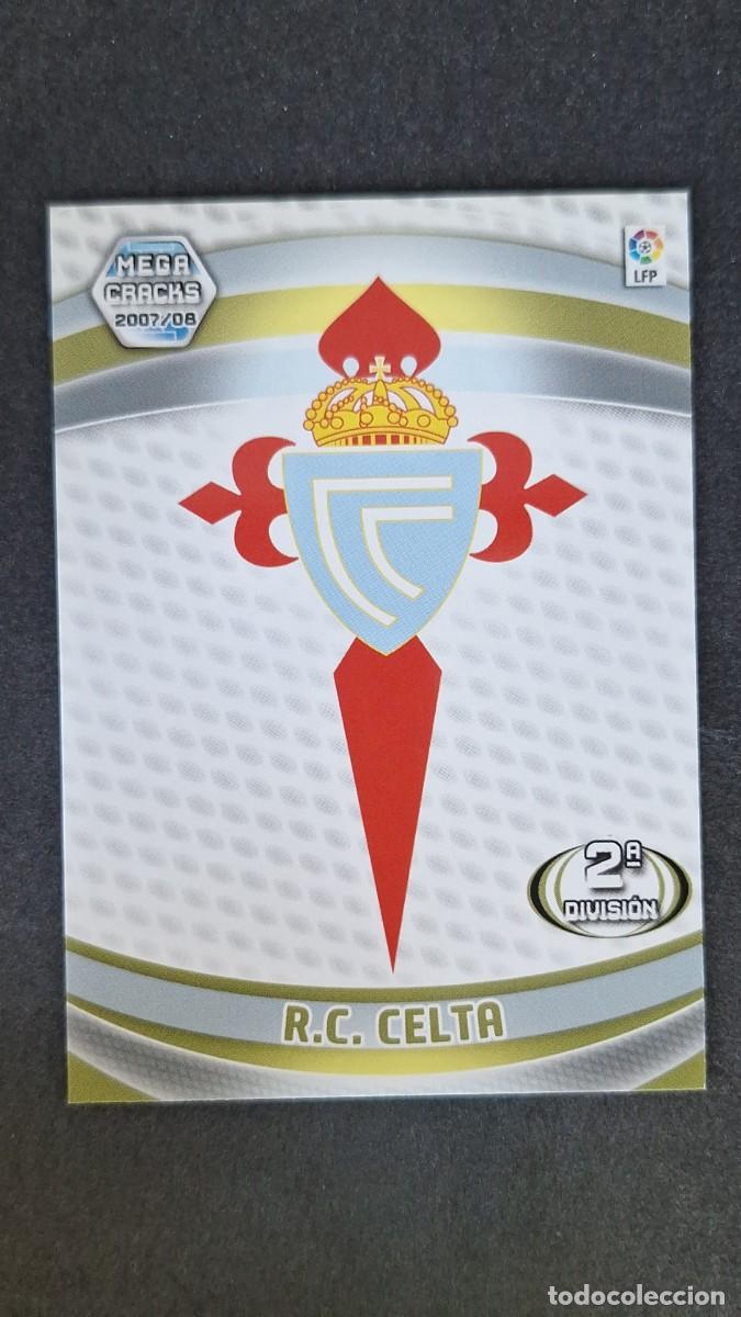 Cromos de Futebol: L3 ESCUDO CELTA DE VIGO 415 2&ordf; DIVISION PANINI MEGACRACKS 2007 2008 07 08