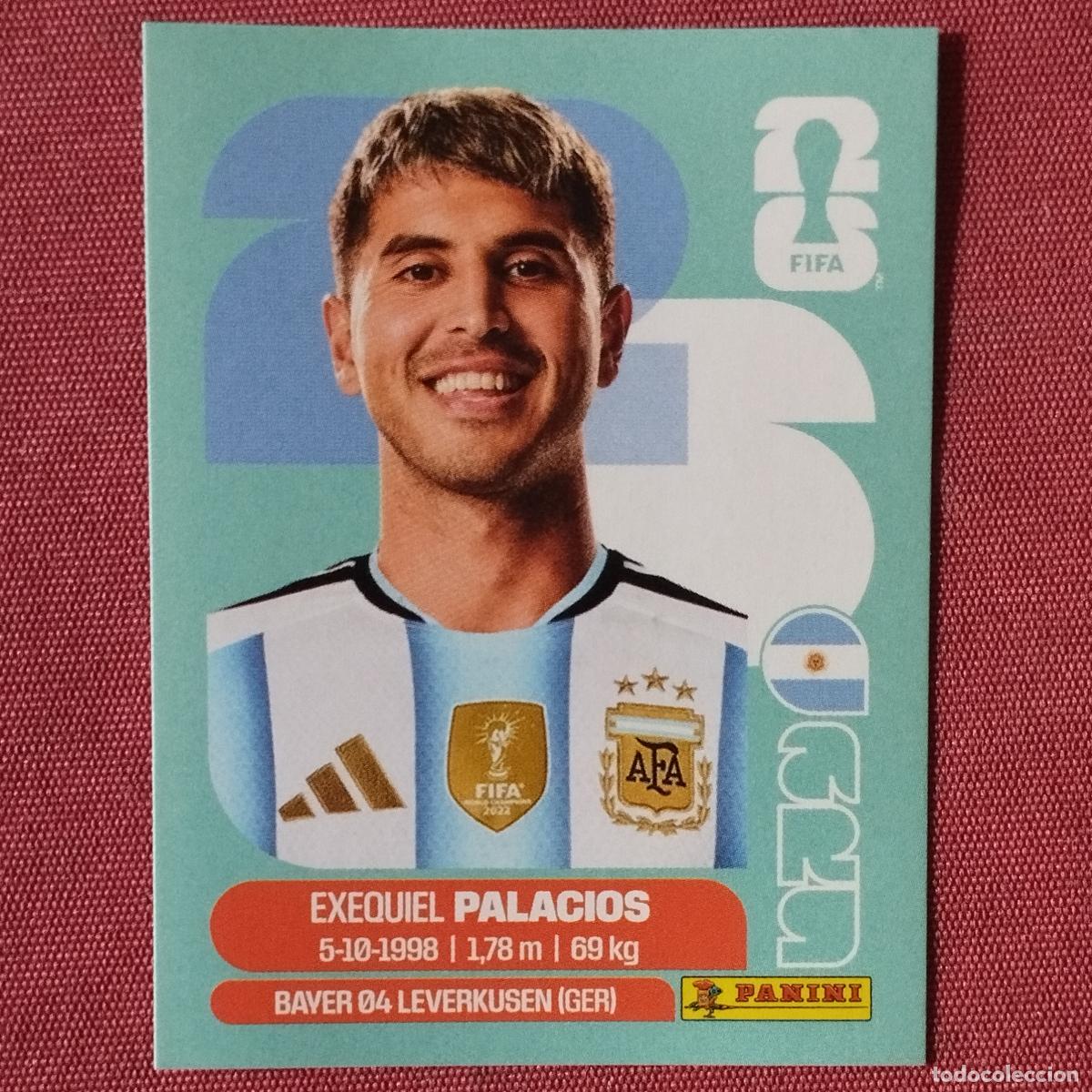 Figurine di Calcio: EXEQUIEL PALACIOS - ARG 11 - ARGENTINA - MUNDIAL DE FUTBOL - QATAR 2022