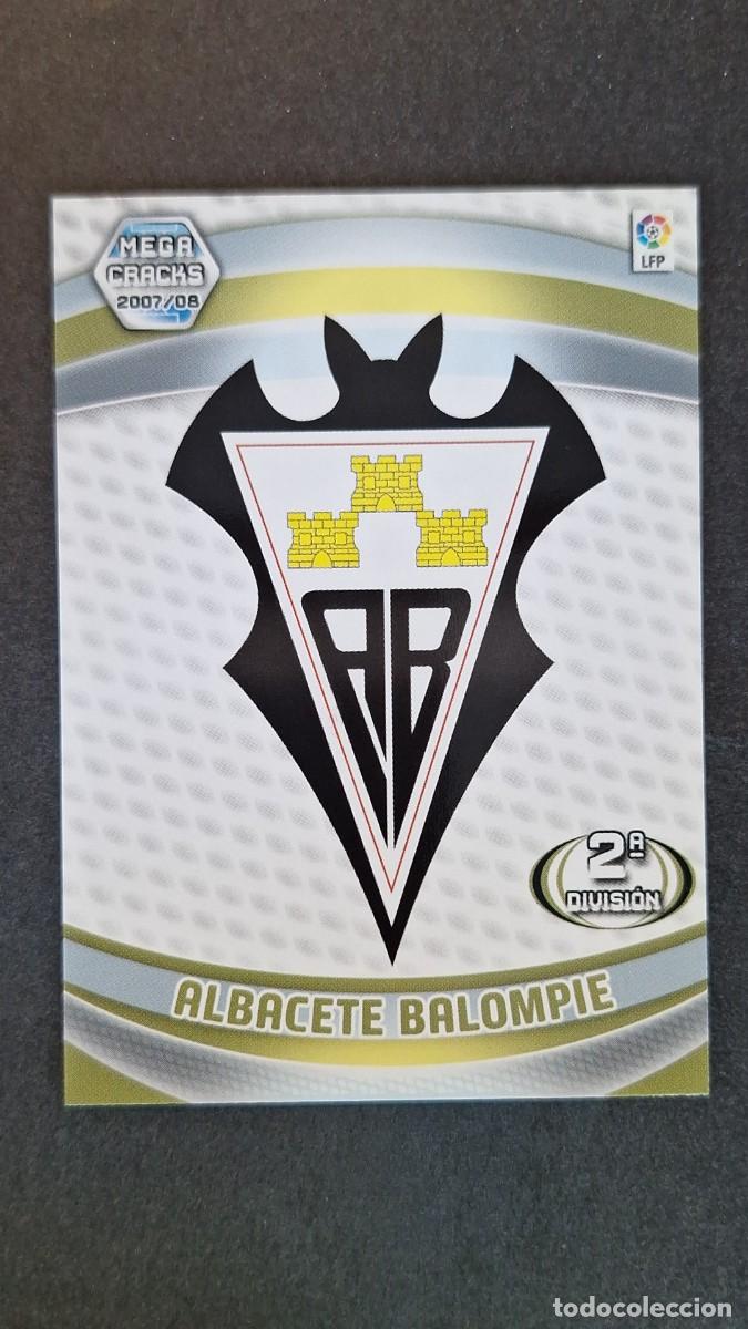 Cromos de F&uacute;tbol: L3 ESCUDO ALBACETE BALOMPIE 420 2&ordf; DIVISION PANINI MEGACRACKS 2007 2008 07 08