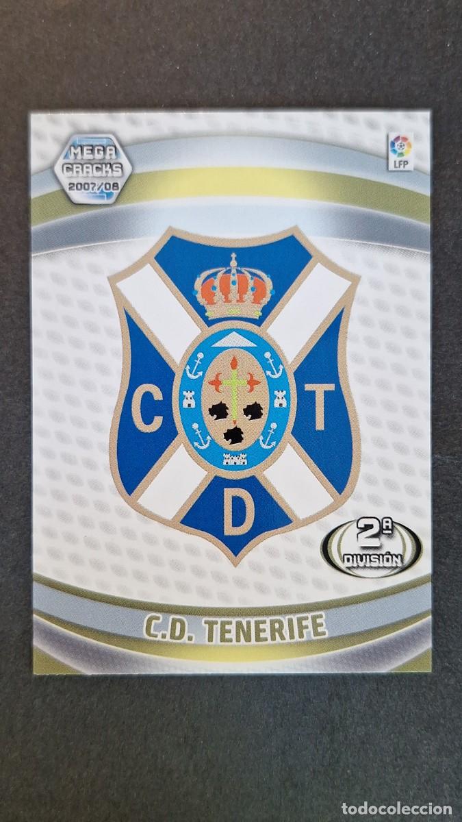 Cromos de F&uacute;tbol: L3 ESCUDO C. D. TENERIFE 421 2&ordf; DIVISION PANINI MEGACRACKS 2007 2008 07 08