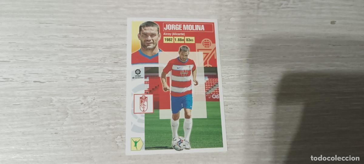 Cromos de F&uacute;tbol: JORGE MOLINA FICHAJE 8 NUNCA PEGADO LIGA ESTE 2020 2021 20 21