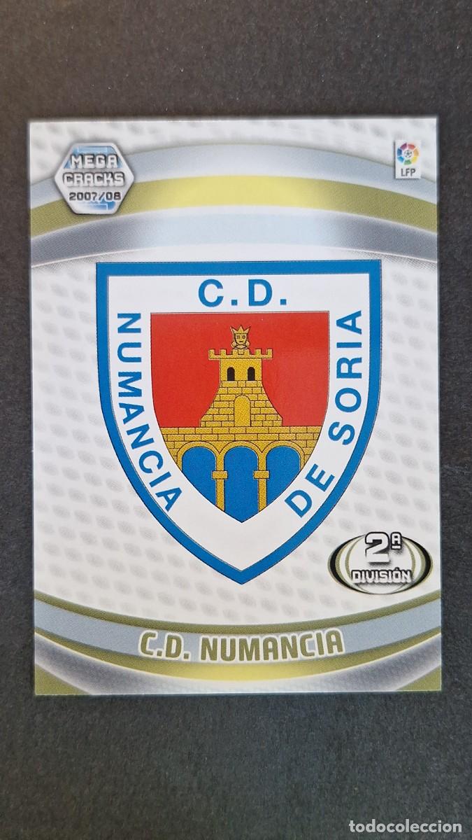 Cromos de F&uacute;tbol: L3 ESCUDO C. D. NUMANCIA 422 2&ordf; DIVISION PANINI MEGACRACKS 2007 2008 07 08