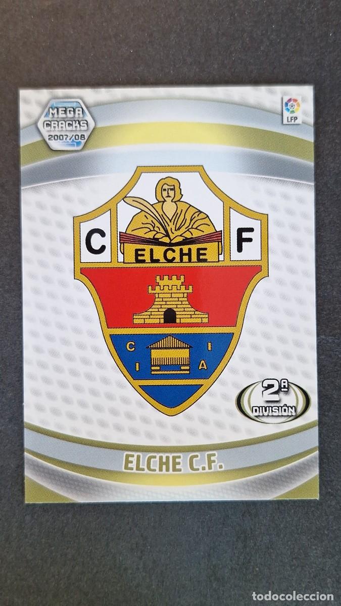 Cromos de F&uacute;tbol: L3 ESCUDO ELCHE C. F. 424 2&ordf; DIVISION PANINI MEGACRACKS 2007 2008 07 08