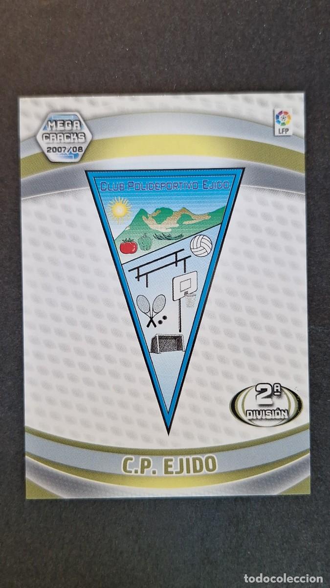 Cromos de F&uacute;tbol: L3 ESCUDO CLUB POLIDEPORTIVO EJIDO 425 2&ordf; DIVISION PANINI MEGACRACKS 2007 2008 07 08