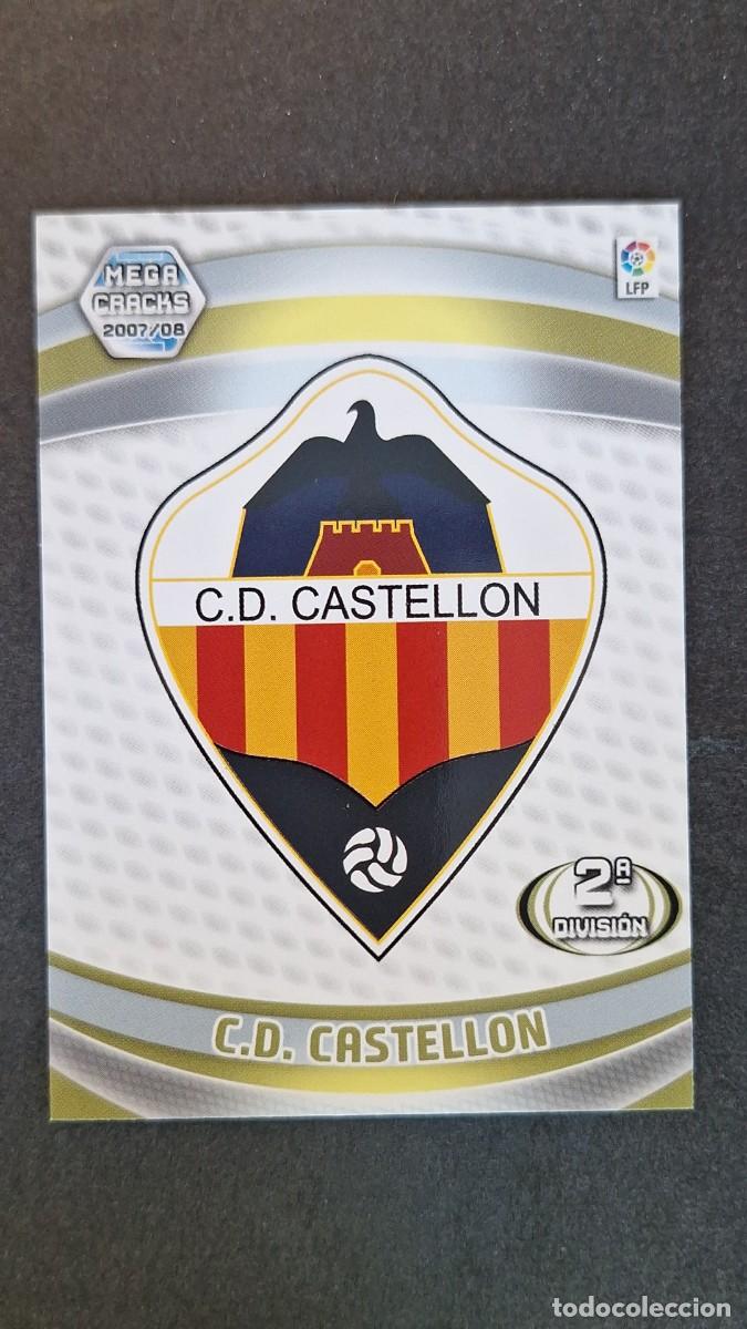 Cromos de F&uacute;tbol: L3 ESCUDO C. D. CASTELLON 428 2&ordf; DIVISION PANINI MEGACRACKS 2007 2008 07 08