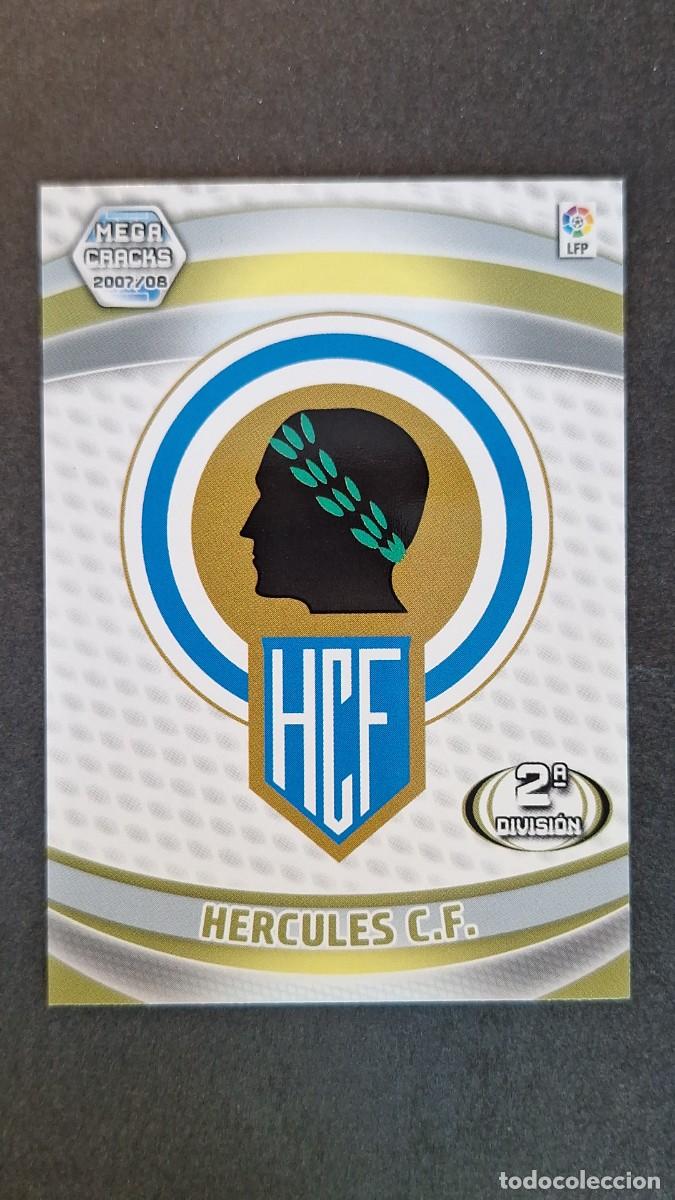 Cromos de F&uacute;tbol: L3 ESCUDO HERCULES C. F. 430 2&ordf; DIVISION PANINI MEGACRACKS 2007 2008 07 08