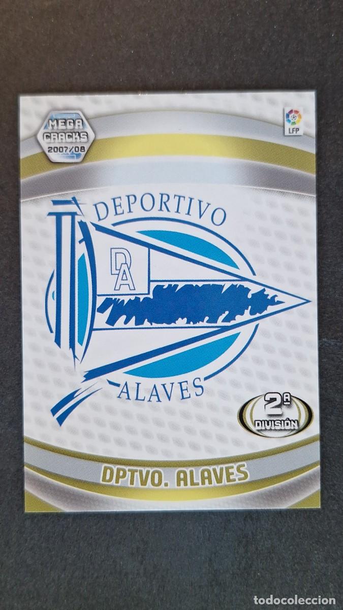 Cromos de F&uacute;tbol: L3 ESCUDO DEPORTIVO ALAVES 431 2&ordf; DIVISION PANINI MEGACRACKS 2007 2008 07 08