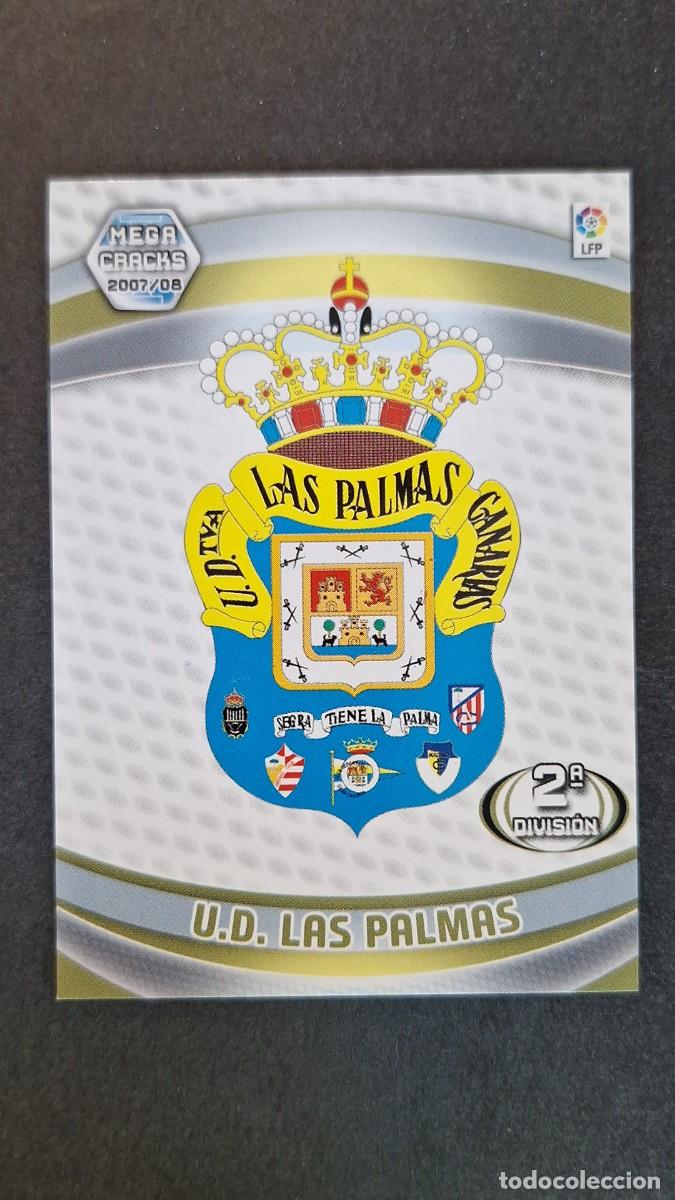 Cromos de F&uacute;tbol: L3 ESCUDO U. D. LAS PALMAS 432 2&ordf; DIVISION PANINI MEGACRACKS 2007 2008 07 08