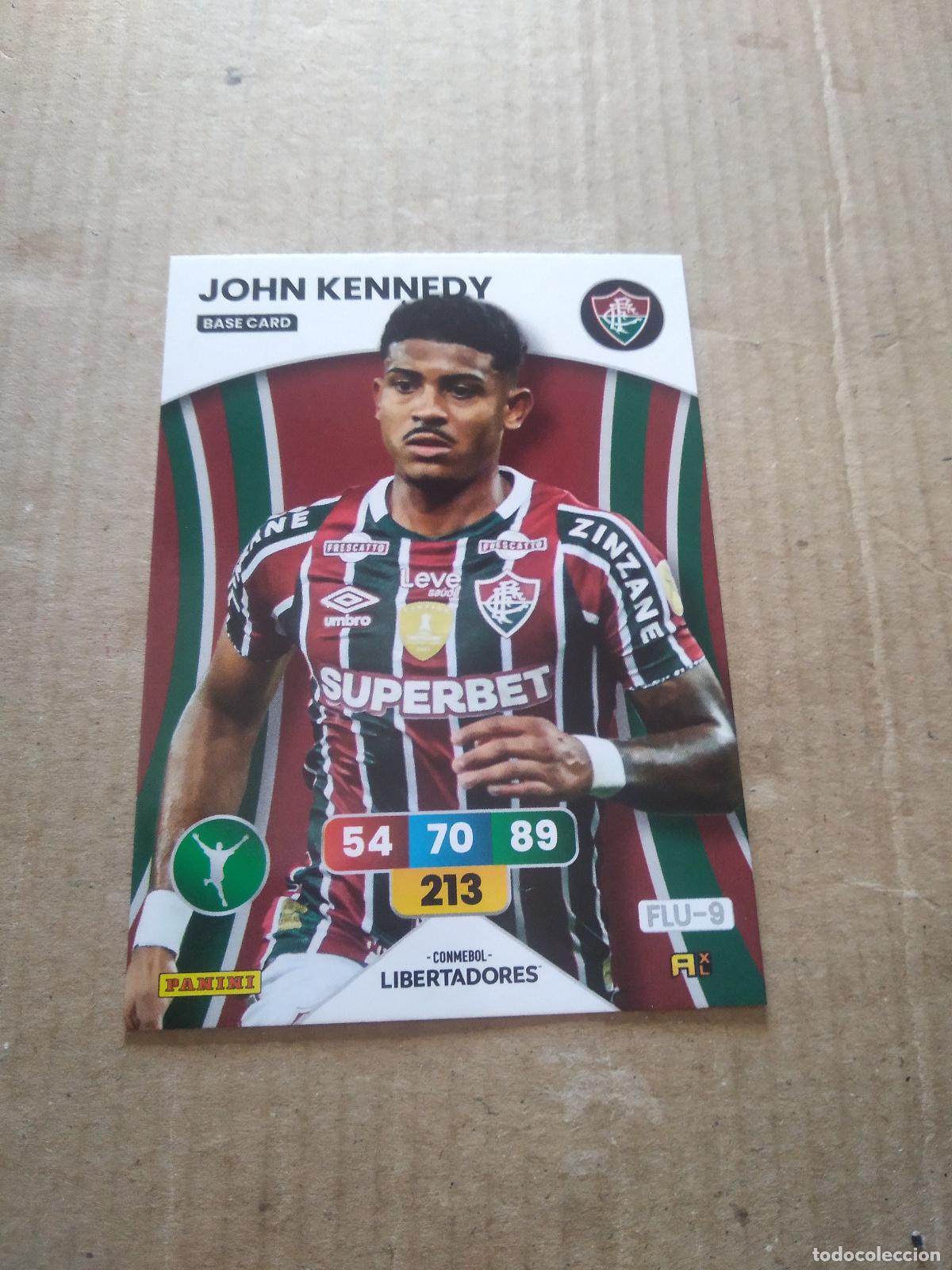 Cromos de F&uacute;tbol: JOHN KENNEDY FLUMINENSE CROMO FUTBOL PANINI ADRENALYN CONMEBOL LIBERTADORES SUDAMERICANA 2024