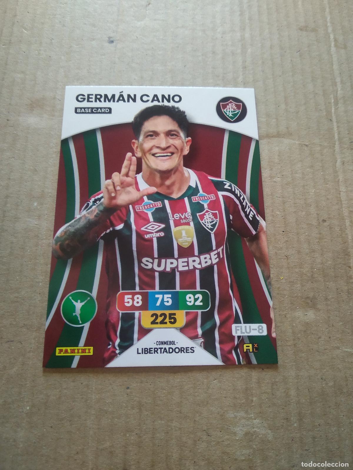 Cromos de F&uacute;tbol: GERMAN CANO FLUMINENSE CROMO FUTBOL PANINI ADRENALYN CONMEBOL LIBERTADORES SUDAMERICANA 2024