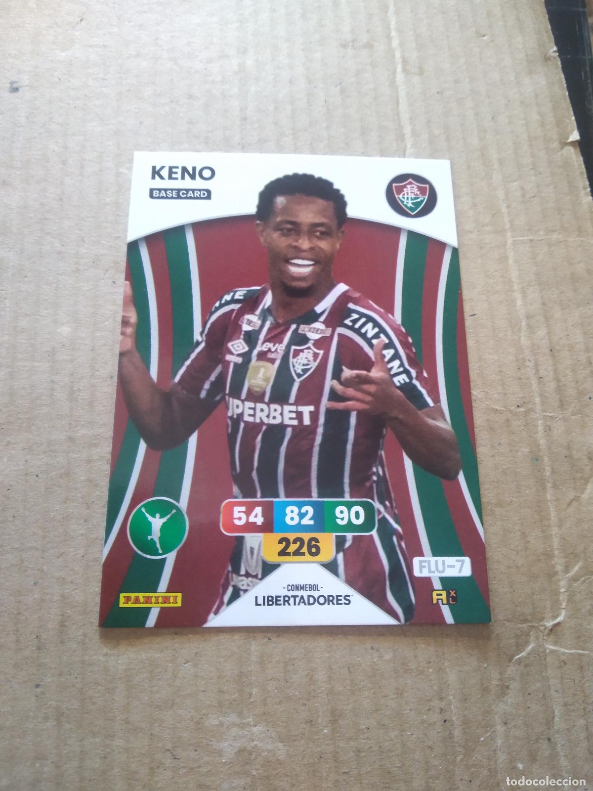 Cromos de F&uacute;tbol: KENO FLUMINENSE CROMO FUTBOL PANINI ADRENALYN CONMEBOL LIBERTADORES SUDAMERICANA 2024