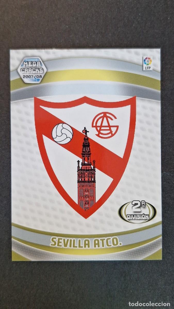 Cromos de F&uacute;tbol: L3 ESCUDO SEVILLA ATLETICO 436 2&ordf; DIVISION PANINI MEGACRACKS 2007 2008 07 08