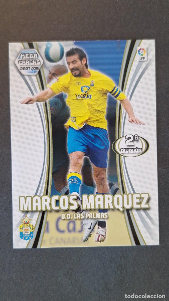 Cromos de F&uacute;tbol: L3 MARCOS MARQUEZ U. D. LAS PALMAS 441 2&ordf; DIVISION PANINI MEGACRACKS 2007 2008 07 08