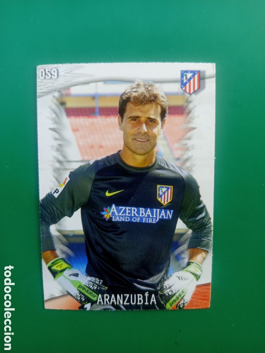 Fu&szlig;ball-Sticker: ❇️ CROMO ⚽ ARANZUBIA ATL&Eacute;TICO DE MADRID 59 FICHAS LIGA QUIZ GAME 2014 13 14 2013 2014 MUNDICROMO ❇️