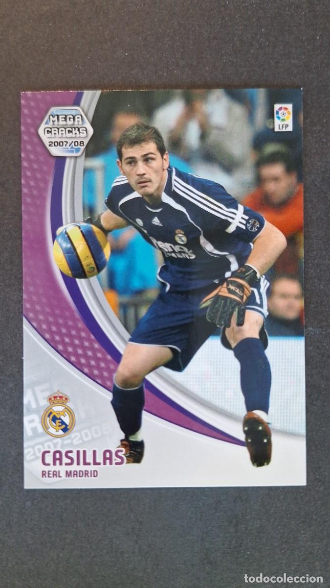 Cromos de F&uacute;tbol: L3 CASILLAS REAL MADRID 164 PANINI MEGACRACKS 2007 2008 07 08