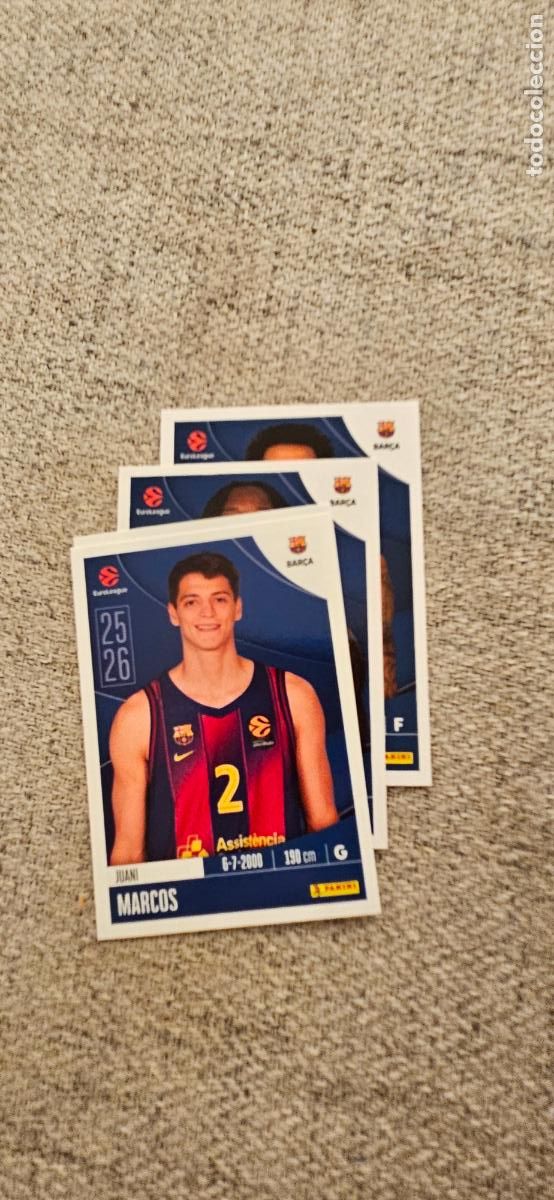 Figurine di Calcio: barcelona marcos 149 euroliga 2025 2026 25 26 euroleague trading card