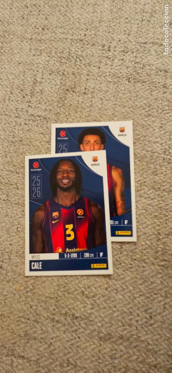 Figurine di Calcio: barcelona cale 154 euroliga 2025 2026 25 26 euroleague trading card