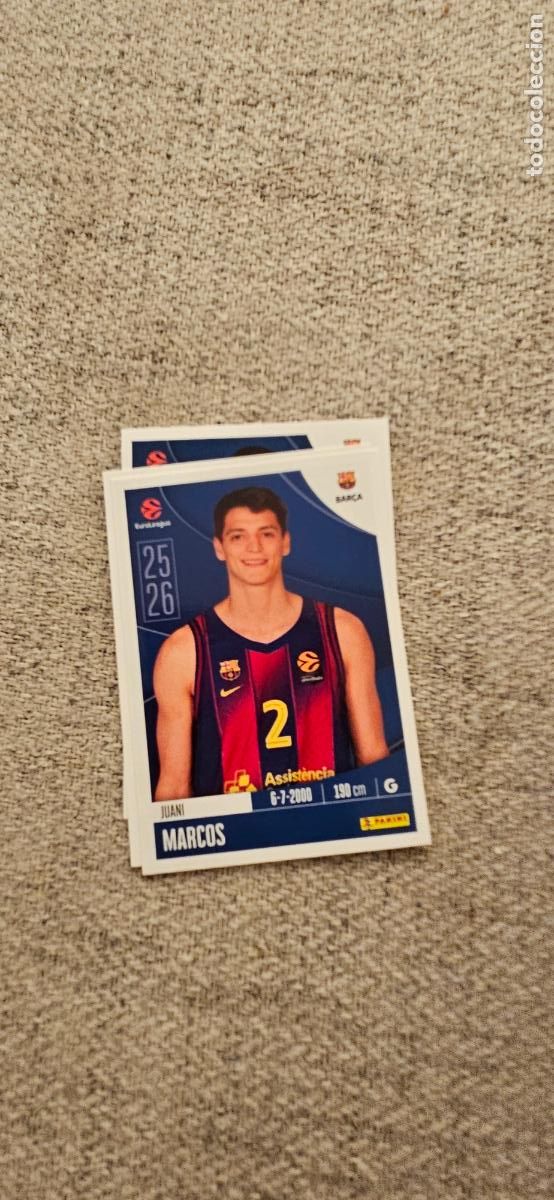 Figurine di Calcio: barcelona149 marcos euroliga 2025 2026 25 26 euroleague trading card