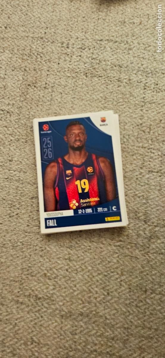 Cromos de F&uacute;tbol: barcelona fall 160 euroliga 2025 2026 25 26 euroleague trading card