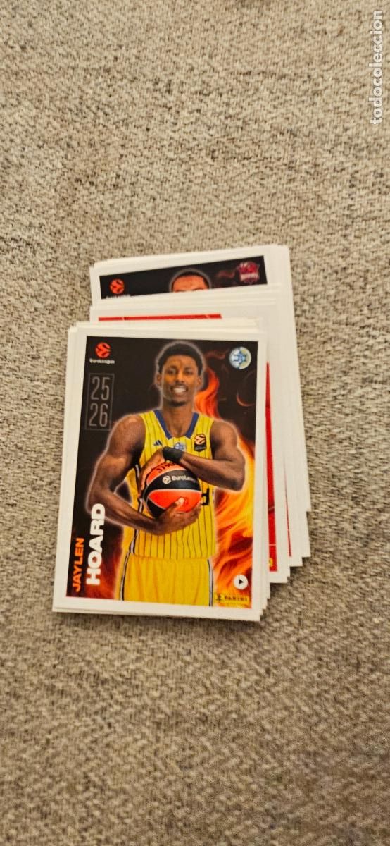 Cromos de F&uacute;tbol: macabbi tel aviv 15 hoard euroliga 2025 2026 25 26 euroleague trading card