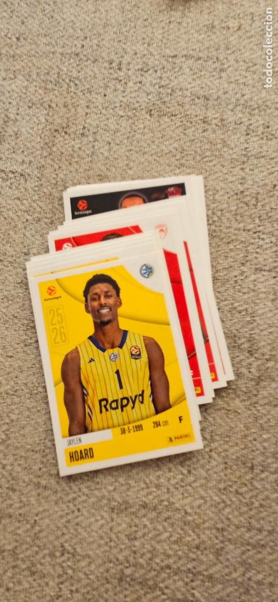Cromos de F&uacute;tbol: macabbi tel aviv 239 hoard euroliga 2025 2026 25 26 euroleague trading card
