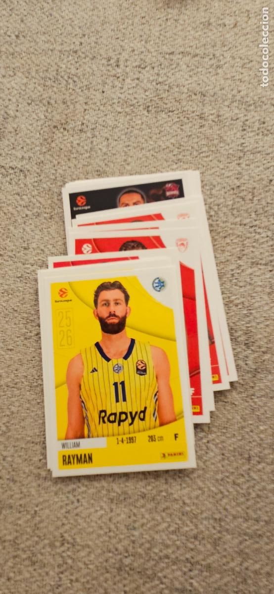 Cromos de F&uacute;tbol: macabbi tel aviv ryaman 243 euroliga 2025 2026 25 26 euroleague trading card