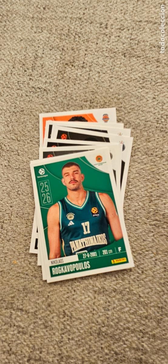 Cromos de f&uacute;tbol: panathinaikos rohkavopoulos 275 euroliga 2025 2026 25 26 euroleague trading card