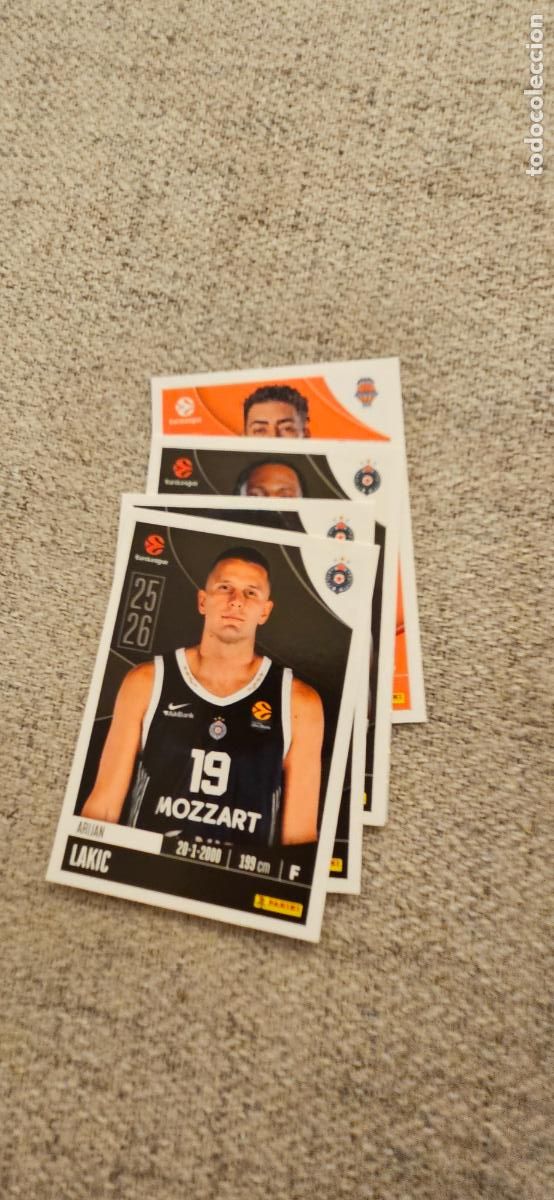 Figurine di Calcio: partizan 312 lakic euroliga 2025 2026 25 26 euroleague trading card