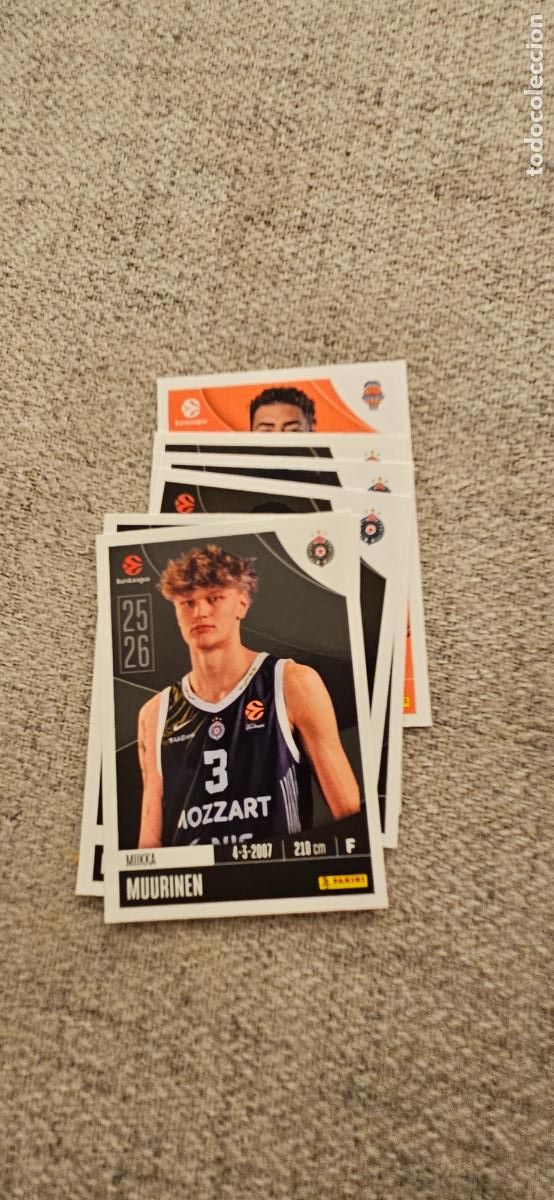 Figurine di Calcio: partizan 305 muurinen euroliga 2025 2026 25 26 euroleague trading card