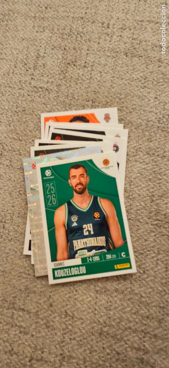 Figurine di Calcio: panathinaikos kouzeloglou 279 euroliga 2025 2026 25 26 euroleague trading card