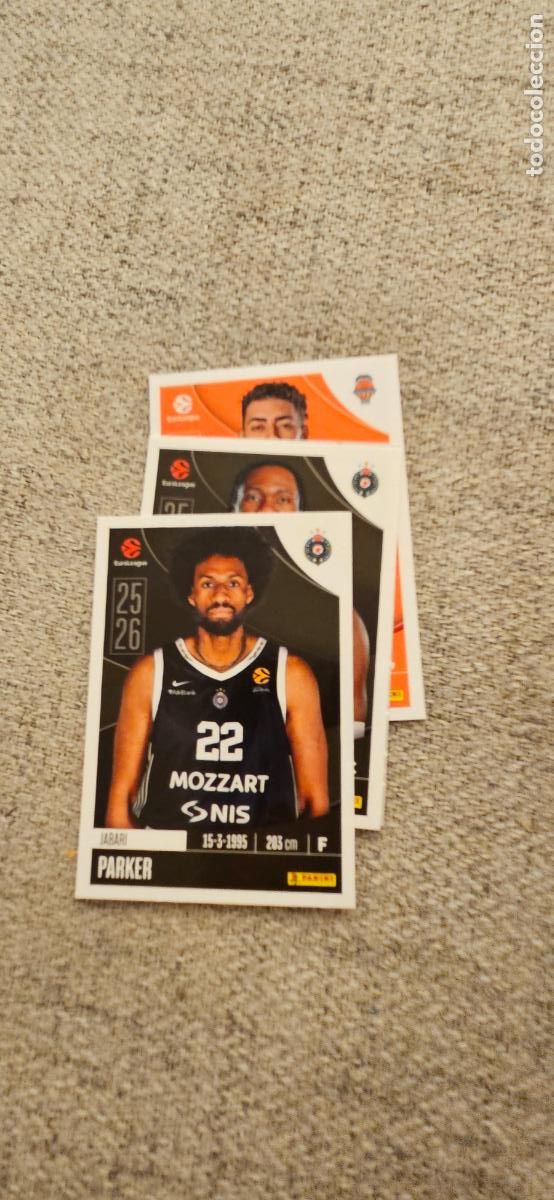 Figurine di Calcio: partizan 313 parker euroliga 2025 2026 25 26 euroleague trading card