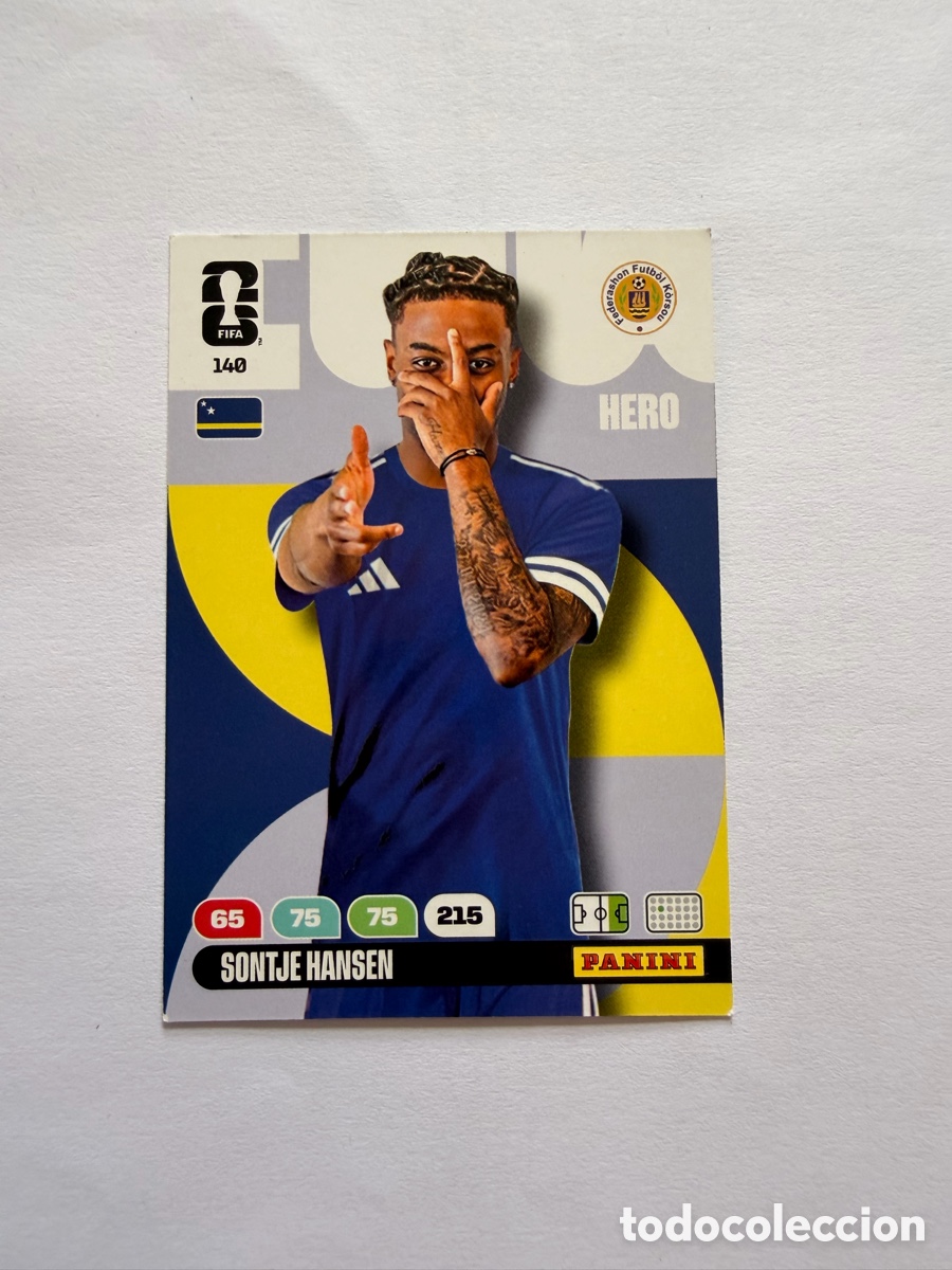 Cromos de F&uacute;tbol: Sontje Hansen (140) - CURAZAO