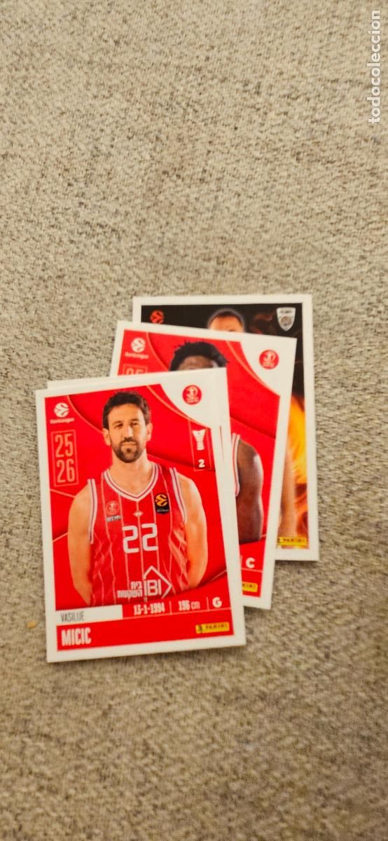 Figurine di Calcio: hapoel tel aviv 205 micic euroliga 2025 2026 25 26 euroleague trading card