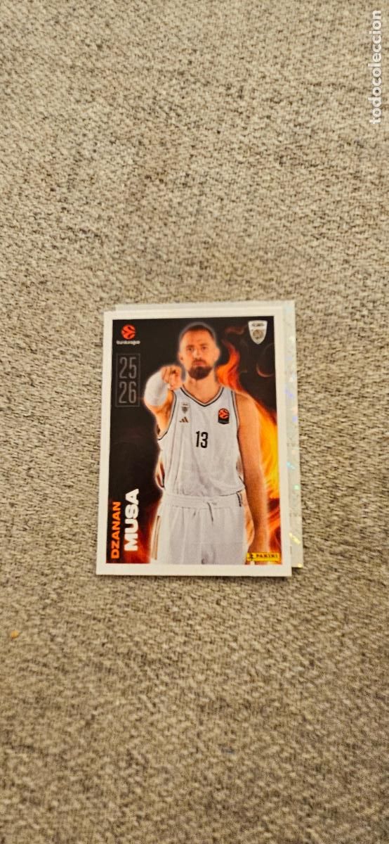 Figurine di Calcio: dubai 8 musa euroliga 2025 2026 25 26 euroleague trading card