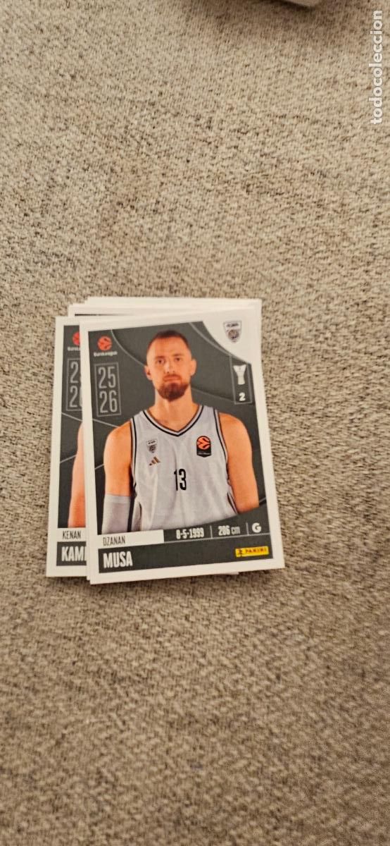 Figurine di Calcio: dubai 118 musa euroliga 2025 2026 25 26 euroleague trading card