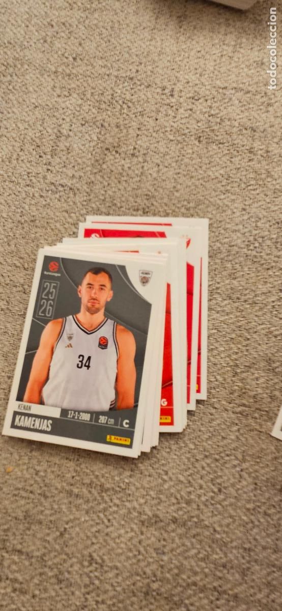 Figurine di Calcio: dubai 128 kamenjas euroliga 2025 2026 25 26 euroleague trading card