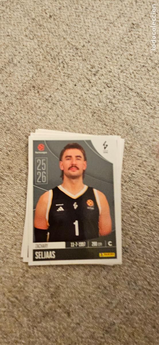 Figurine di Calcio: asvel 227 seeljas euroliga 2025 2026 25 26 euroleague trading card