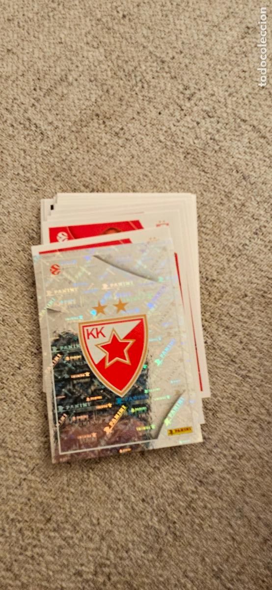 Football Stickers: estrella roja 95 escudo euroliga 2025 2026 25 26 euroleague trading card