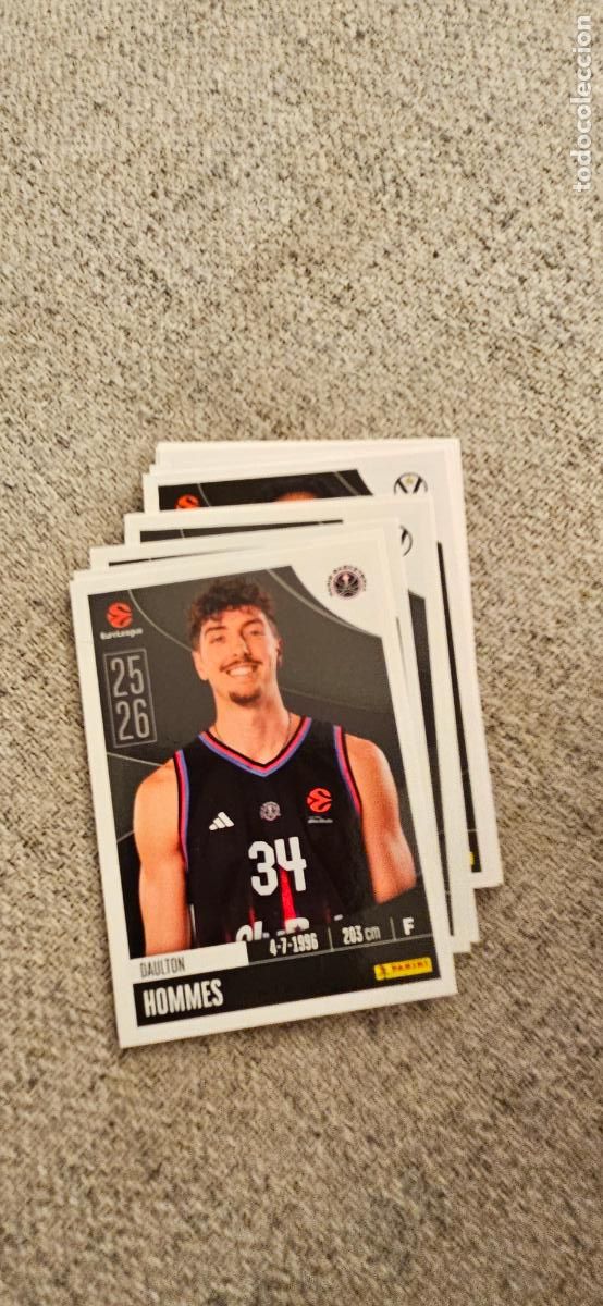 Football Stickers: paris 293 hommes euroliga 2025 2026 25 26 euroleague trading card