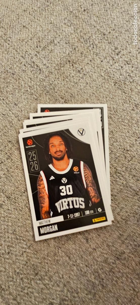 Football Stickers: bologna 358 morgan euroliga 2025 2026 25 26 euroleague trading card