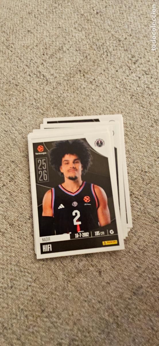 Football Stickers: paris 284 hifi euroliga 2025 2026 25 26 euroleague trading card