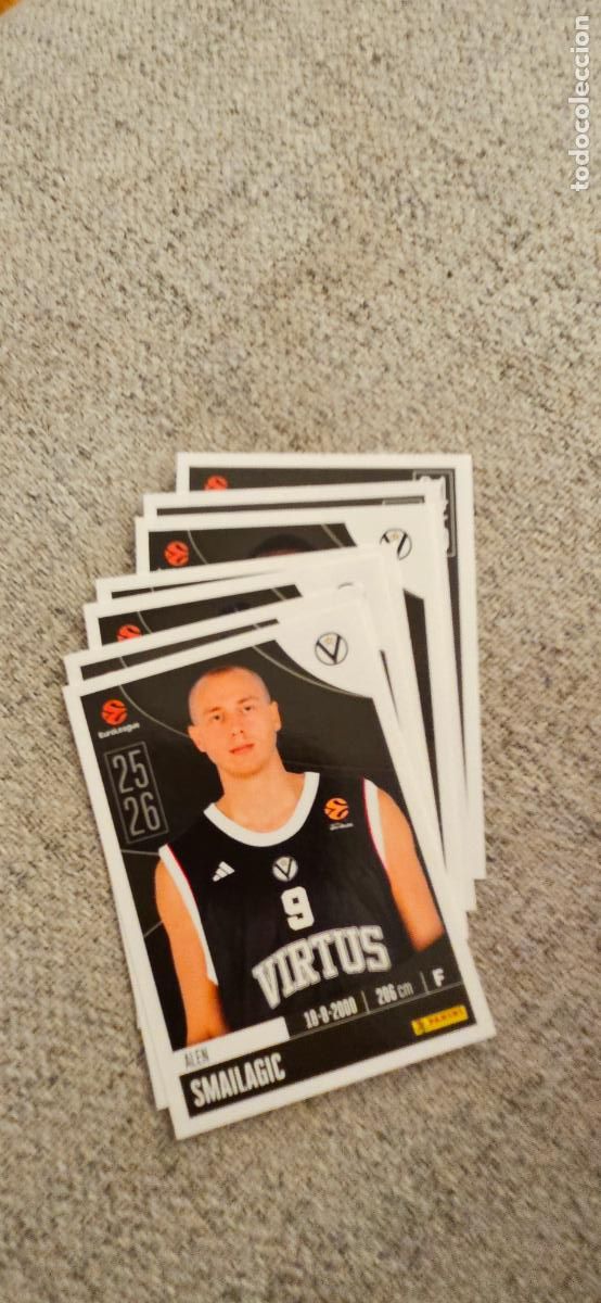 Football Stickers: bologna 360 smailagic euroliga 2025 2026 25 26 euroleague trading card