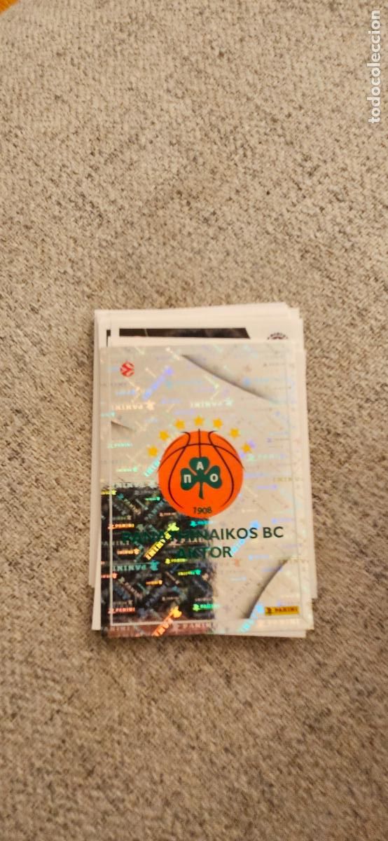 Football Stickers: escudo panathinaikos 265 euroliga 2025 2026 25 26 euroleague trading card