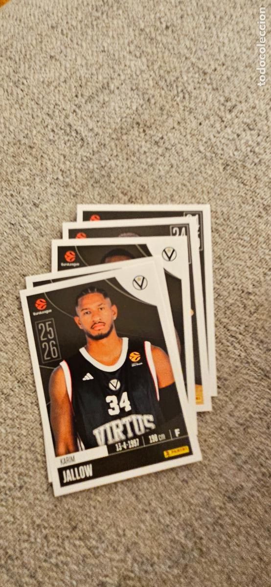 Football Stickers: bologna 363 jallow euroliga 2025 2026 25 26 euroleague trading card